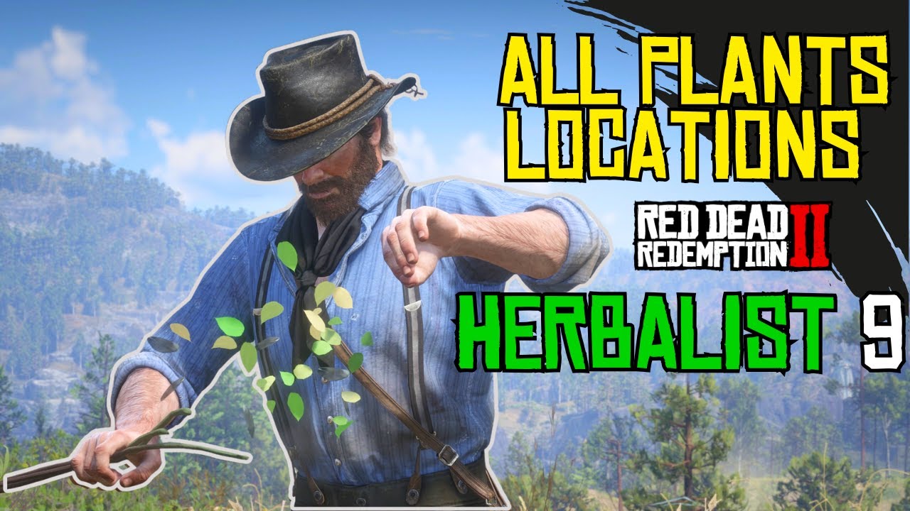 RDR2 Herbalist 9 Guide | All Herb Locations - YouTube
