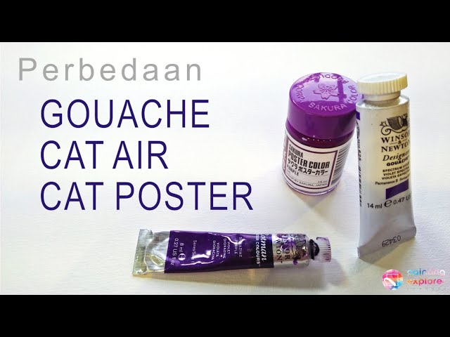 Gouache Cat Air Cat Poster Perbedaan Persamaan Youtube
