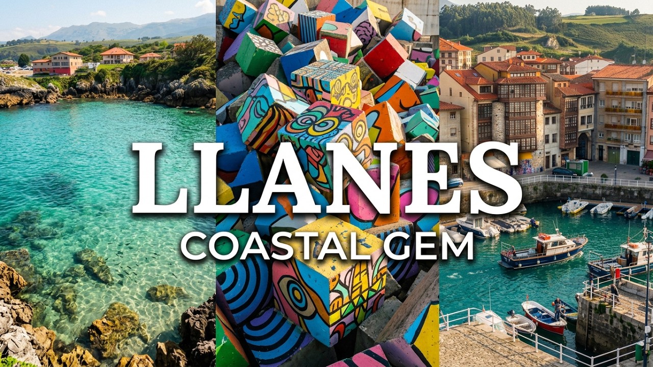 A Day Trip to Spain's Hidden Coastal Gem Near Oviedo 🇪🇸 Llanes, Asturias