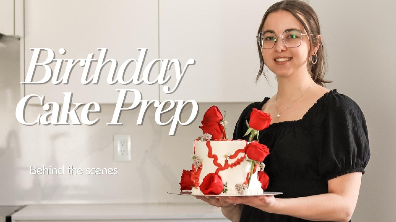 Приготовление торта на день рождения в апреле | Выпечка для моей семьи