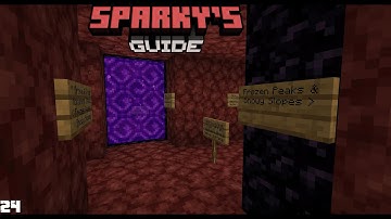 LINKING UP NETHER PORTALS IS SO EASY! Sparky