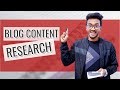 Blog Content Research - My 3-Step Process to Plan Perfect Content