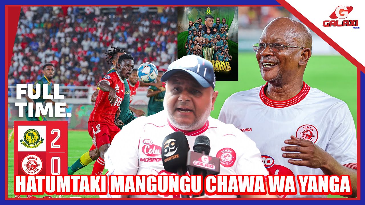 MASHABIKI WA SIMBA WAMVAA MANGUNGU BAADA YA KUPASUKA NA YANGA ...