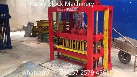 Keusec syin QT4 40 concrete block making machine produce 6 inches hollow blocks