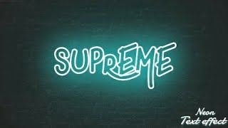 NEON TEXT EFFECT ( PIXELLAB / PS TOUCH ) screenshot 4