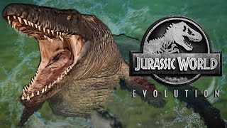 Mosasaurus Mod | Jurassic World Evolution Momen Lucu (Bahasa Indonesia)