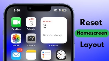 How to Reset Homescreen Layout - No DATA LOSS