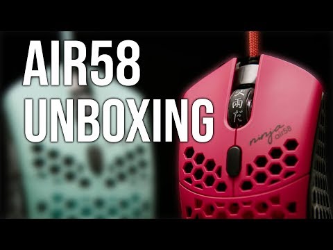 FinalMouse Air58 Ninja Unboxing and Review! (Cherry Blossom Red)