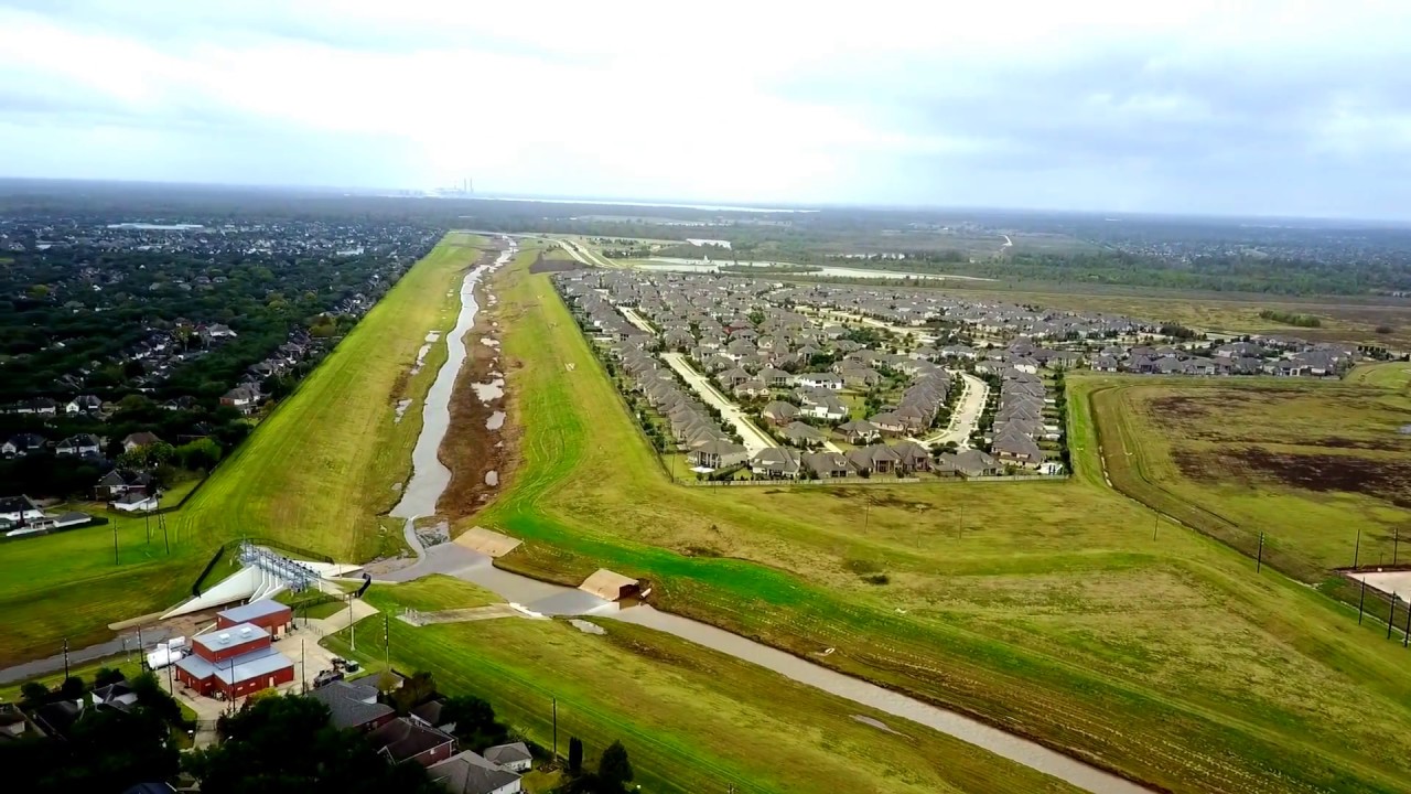 Sugar Land First Colony Aerial Panorama YouTube