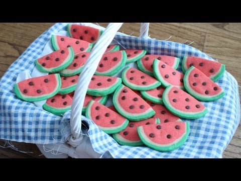 how-to-make-watermelon-cookies!