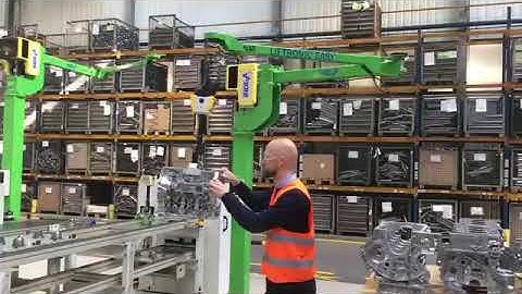 INDEVA intelligent industrial manipulator for picking engine casts