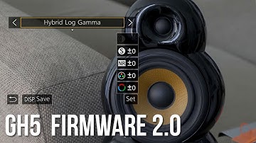 GH5 FIRMWARE 2.0 - All-intra vs LongGop - HDR 4k HLG video - Lumix Tether Software