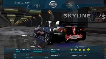 NFS Underground Definitive Edition | Bonus Car | Skyline GT-R "LostProphets" | Showcase and Gameplay