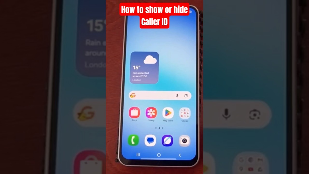 Samsung Galaxy A17 5G How to Show or Hide your Caller ID| Make your Number Private