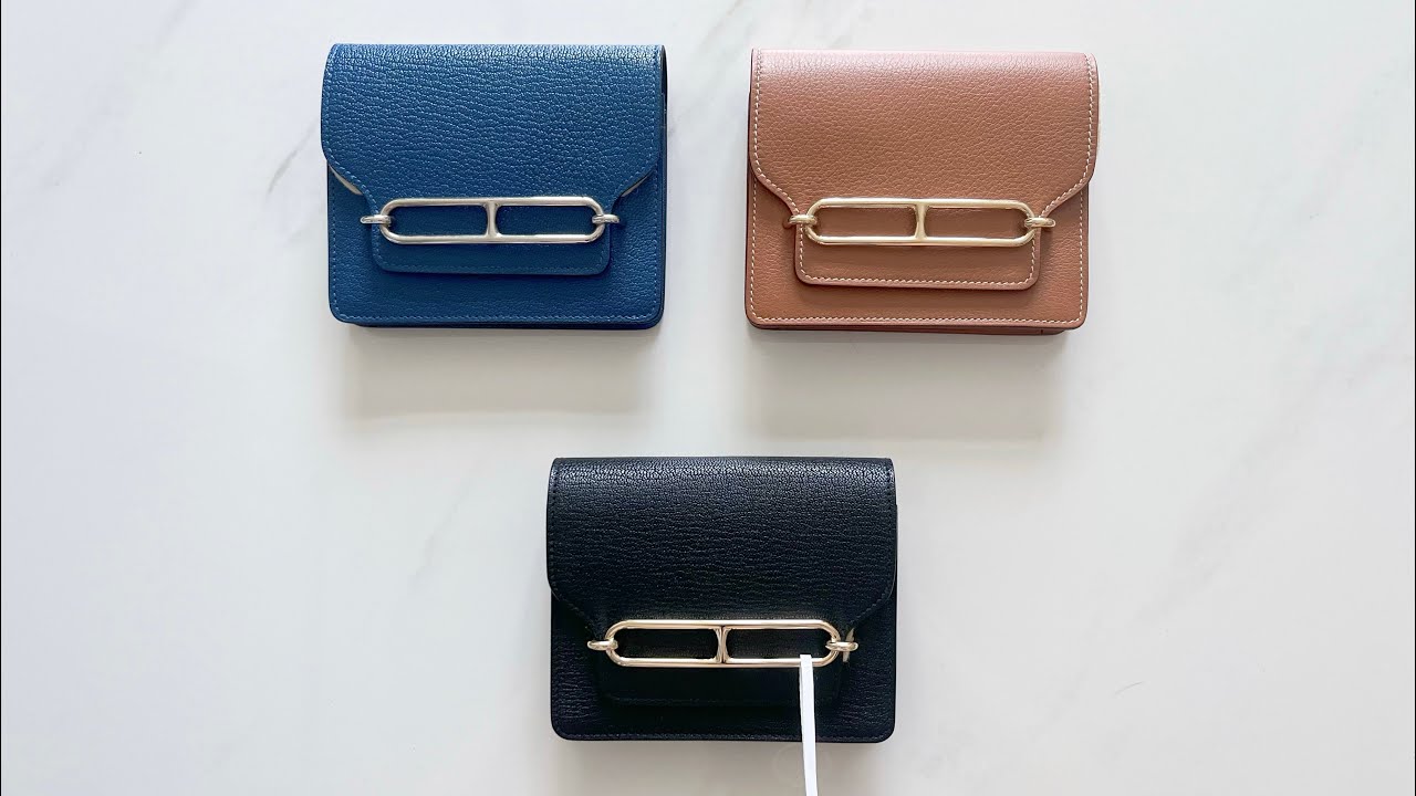 【ベーシック+α☆】HERMES Roulis Slim wallet Hermes Roulis Slim Wallet Unboxing (Again)! - YouTube