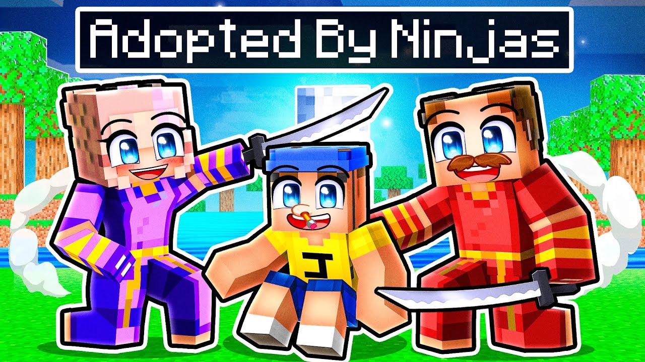 Adopted By Ninja Family In Minecraft!