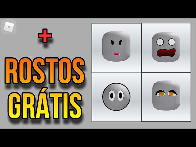 ROSTOS GRÁTIS 😱 - Roblox 