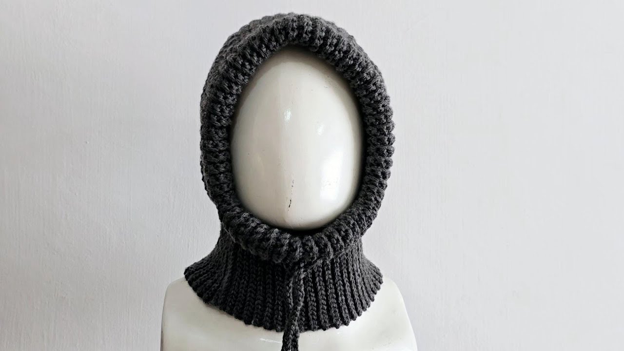 Crochet Balaclava Paso a Paso 🧶 Abrigadora y en Todas las Tallas