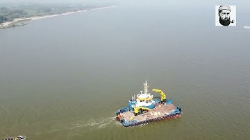 Neptune supplier and Baloe towing floating pipeline