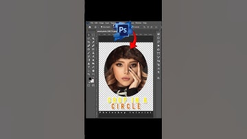 Crop Images in a Circle Shape Using Photoshop - Photoshop Tutorial #shorts #shortsfeed
