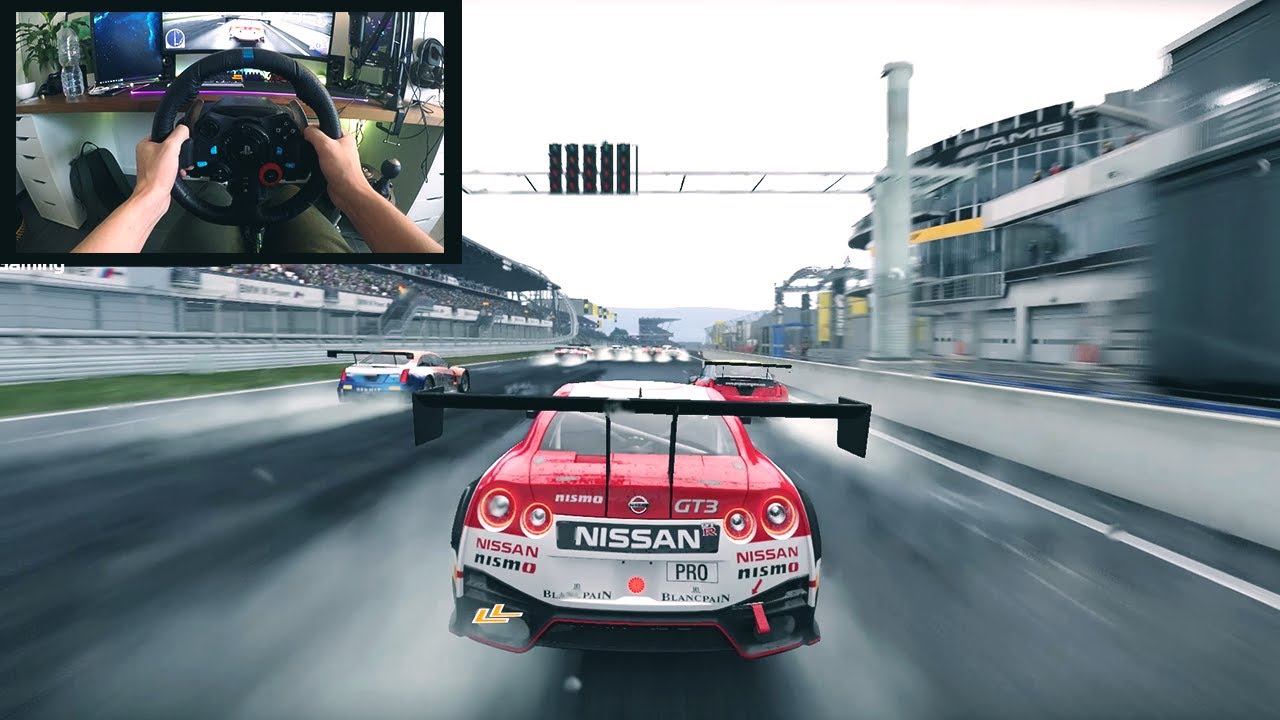 Project CARS 3 | RAIN on Nurburgring GP NISSAN GT-R GT3 - Logitech G29 Gameplay