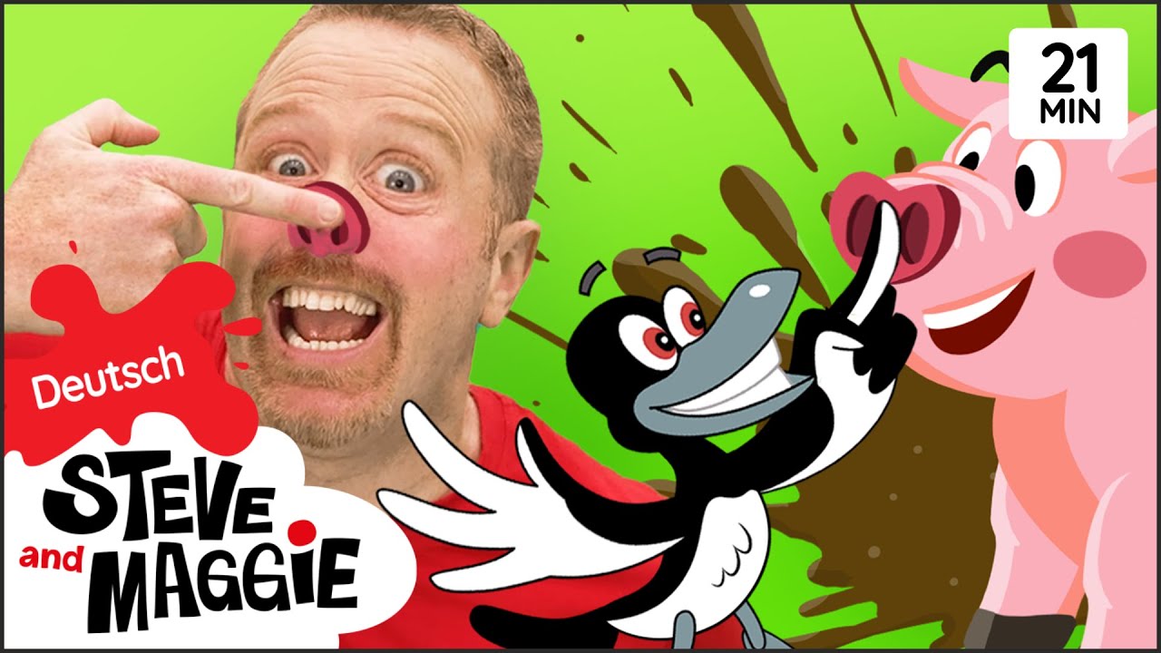 Magische Bauernhof-Tiergeschichten für Kinder + MEHR von Steve and Maggie Deutsch