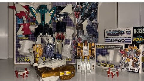 Transformers generation one killbison review. G1 liokaiser Japanese exclusive victory combiner GPS