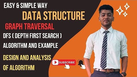 graph traversal | DFS | Depth First Search| part-2| DFS example| data structure & algorithm| lec-33|