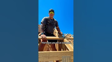 Pro Tip: Setting an Outrigger #framing #framer #outrigger #install #building #build #newconstruction