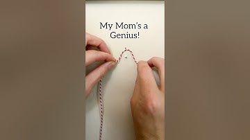 Genius way to hang a picture frame! #hometips #decor