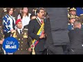 Police shield venezuelas president after assassination attempt