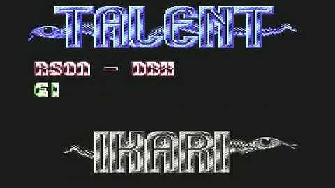 8bit cracktro C64 - IKARI & TALENT
