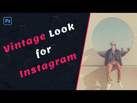 How to Create a Vintage Instagram Matte Photo in Photoshop | Instagram Vintage look for Post