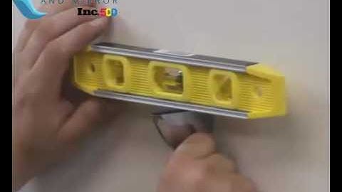 Fab Glass And Mirror: GLASS SHELF INSTALL (video)