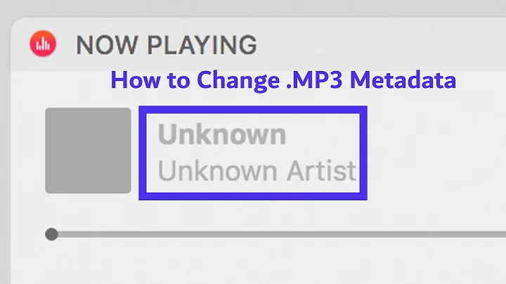 How to Change MP3 Metadata (Music Track Title, Artist, Album Name)