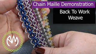 Chain Maille Tutorial - Back To Work Weave