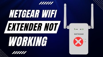 netgear wifi extender not working