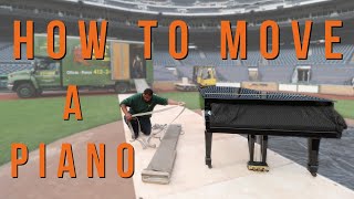 How To Move a Piano  Step By Step: How a Grand Piano Is Moved