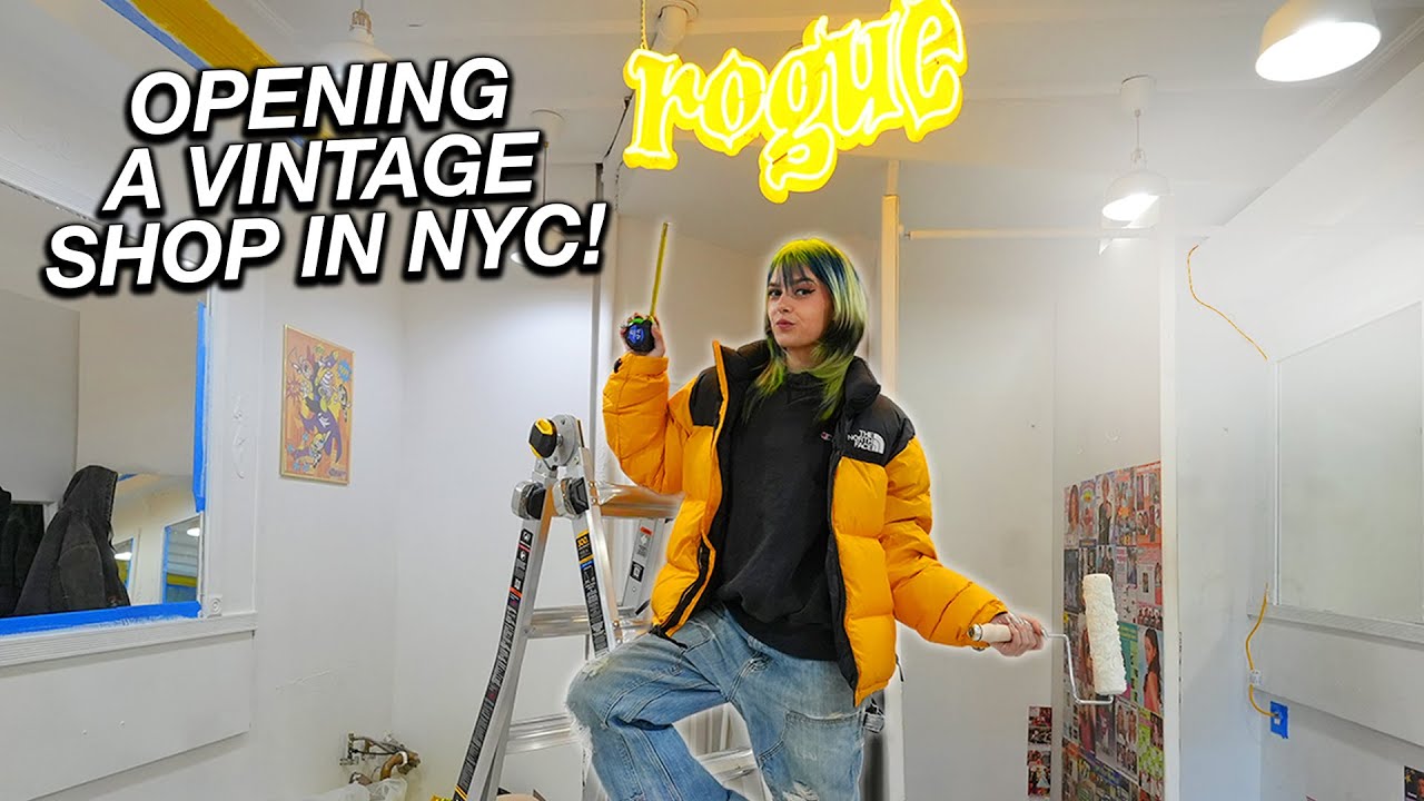 Opening a Vintage Store in ONLY 7 Days! ‧₊˚ Part 1 - YouTube