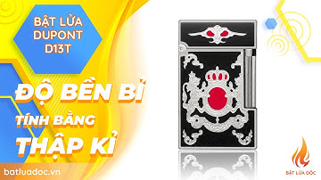 Hột Quẹt Bật Lửa Dupont D13T, Họa Tiết Sơn Mài Vương Miệng, Tiếng Kêu Cực Vang