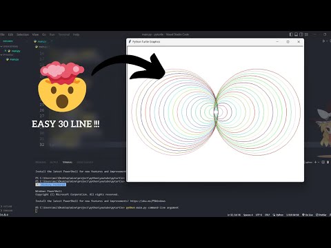 ASMR Programming - Coding Arts with python - No Talking