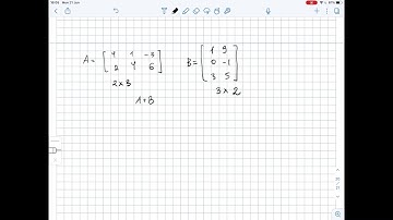 For Exercise , perform the indicated operations if possible.A=\begin{bmatrix}4 & 1 ... | Plainmath