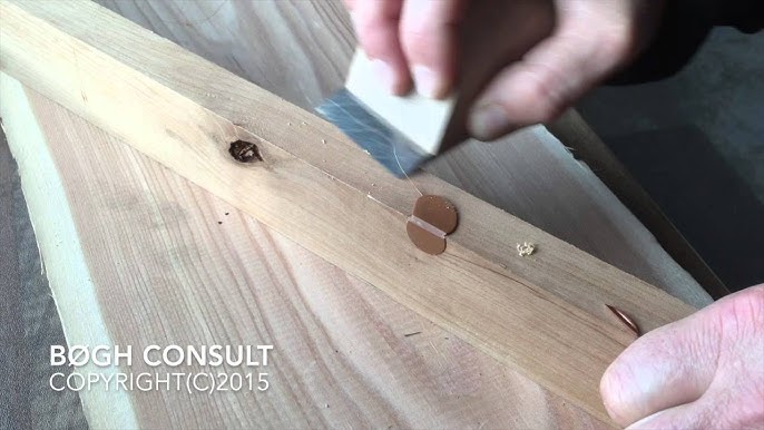 Wood repairs on oak with knot filler BLACK on Vimeo