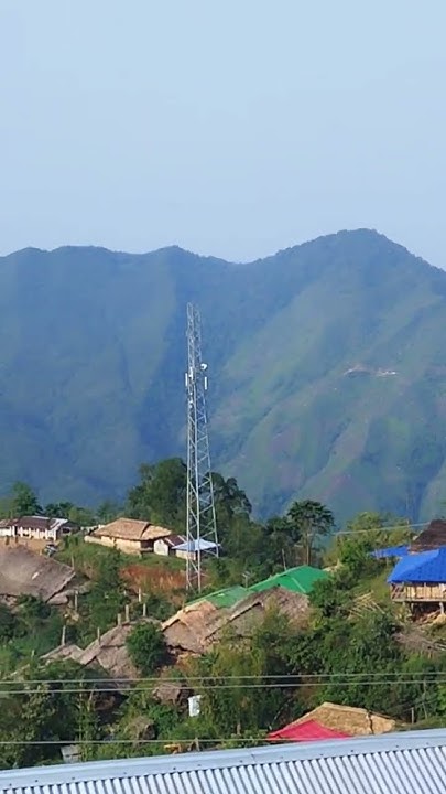 Beautiful Village with traditional house of wakka Village longding