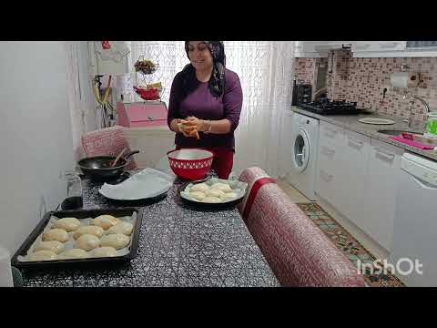 A VILLAGE GIRL IS MAKING VILLAGE PASTRY ALL SMOKING