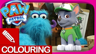 Paw patrol Rocky coloring page! Color activity for kids learn coloring with Woozo #pawpatrol #rocky screenshot 4