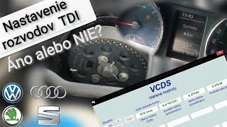 Timing adjustment with VCDS TDI Sychro angle