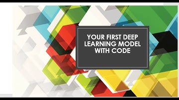 RUN YOUR FIRST DEEP LEARNING MODEL IN A FEW MINUTES (PYTHON)