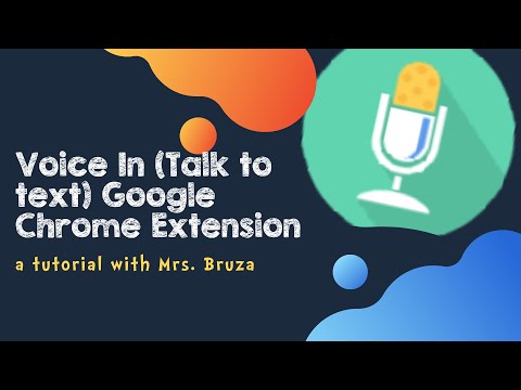 Video Voice In (Talk to Text) Google Chrome Extension - youtube