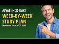 ASVAB Study Plan 2026 — How to Pass in 30 Days (Week-by-Week Schedule)